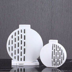 Minimalist Creative Hollow Design Round Vase - HOUSYE