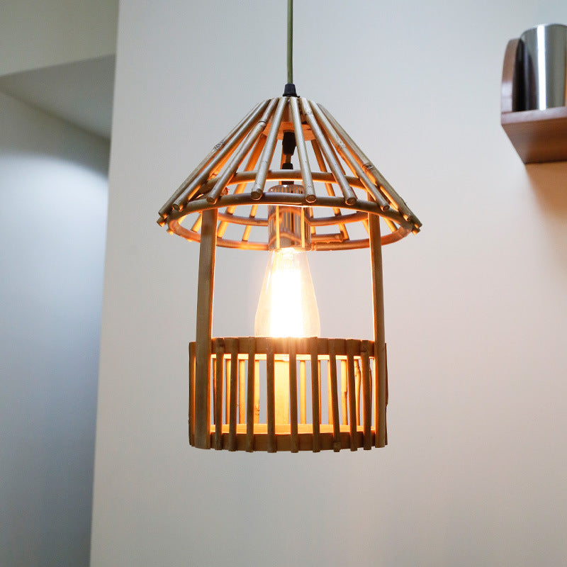 Creative Retro Bamboo Pendant - HOUSYE