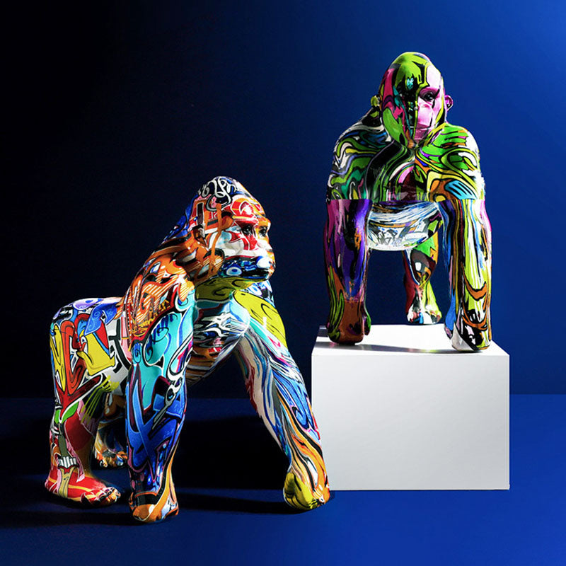 Creative Colorful Resin Gorilla Artware - HOUSYE