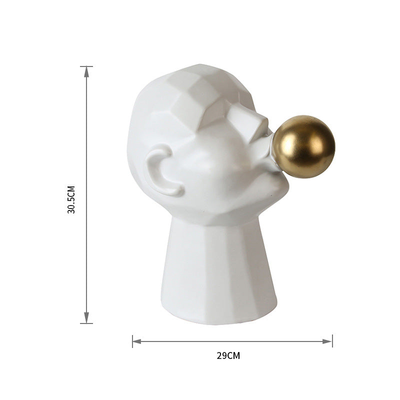 Ceramic Blow-up Figure Ornaments - HOUSYE