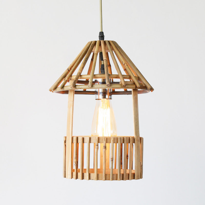 Creative Retro Bamboo Pendant - HOUSYE