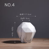 Imitation Marble Ceramic Table Vase - HOUSYE