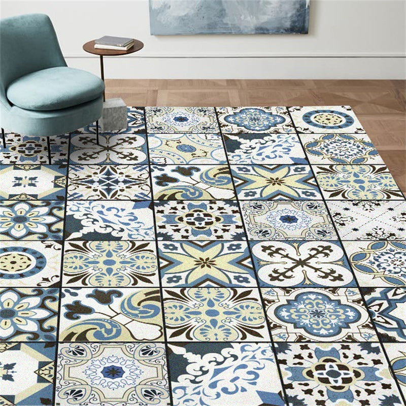 Mosaic Pattern Polyester Rugs - HOUSYE