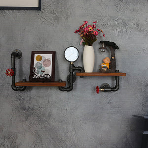 Wrought Iron Wall Shelf - HOUSYE