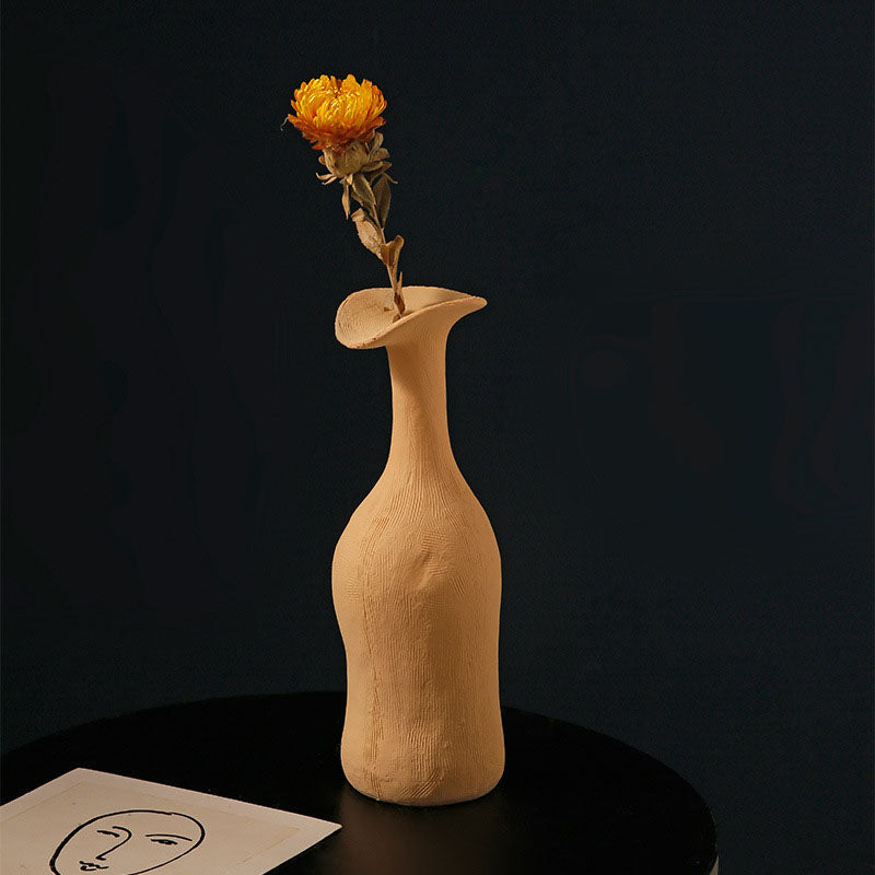 Simple Morandi Ceramic Vase - HOUSYE