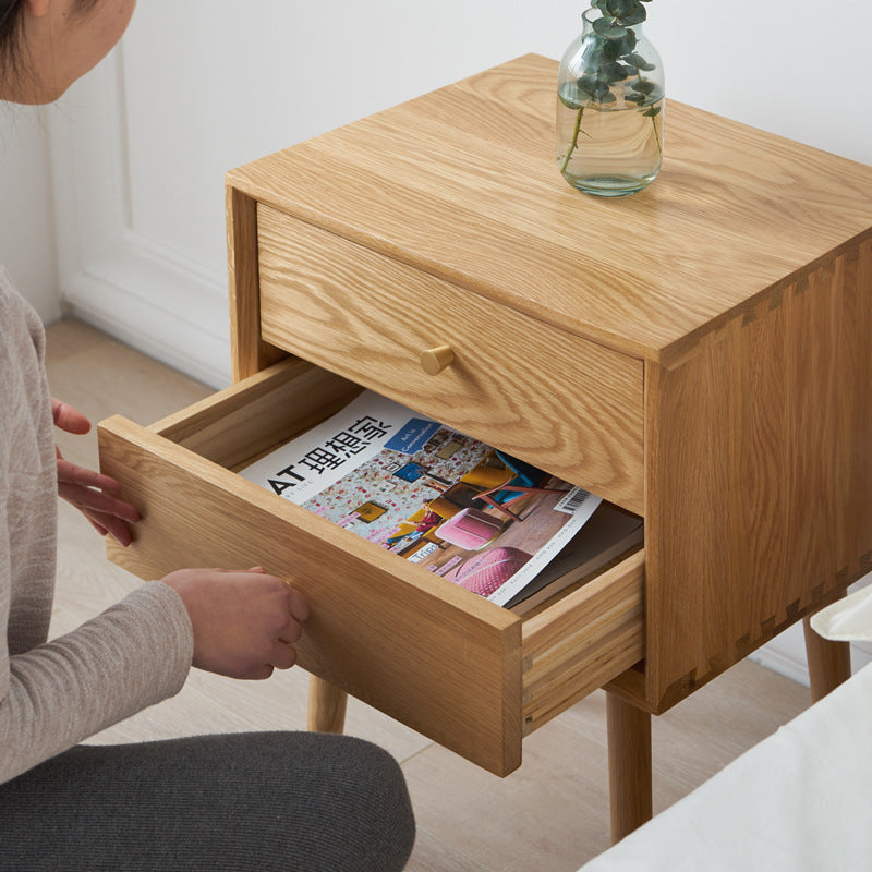 Modern Creative Wooden Nightstand - HOUSYE