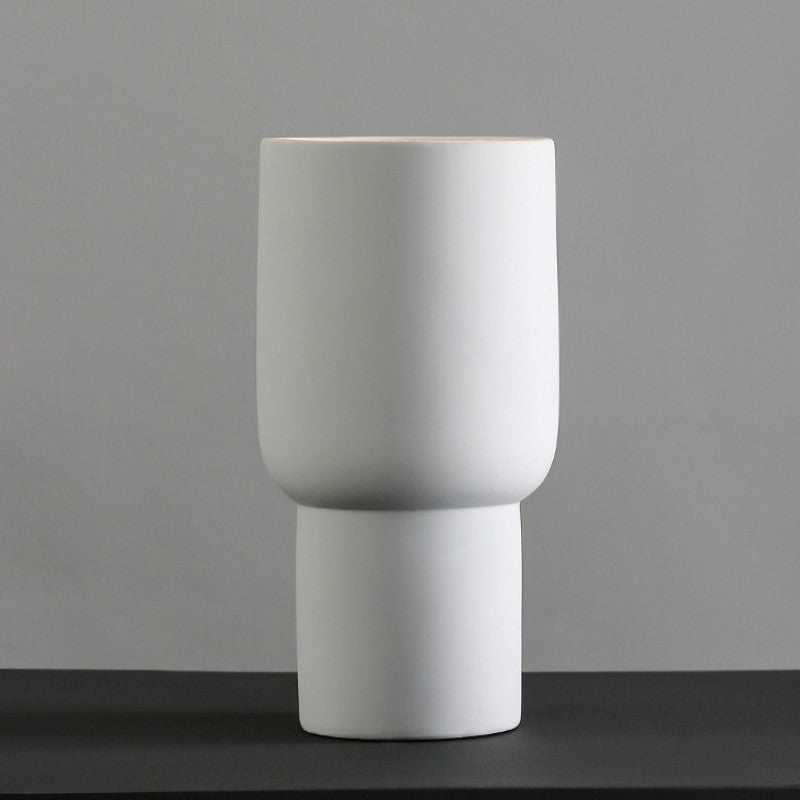 Grey Ceramic Vase - HOUSYE