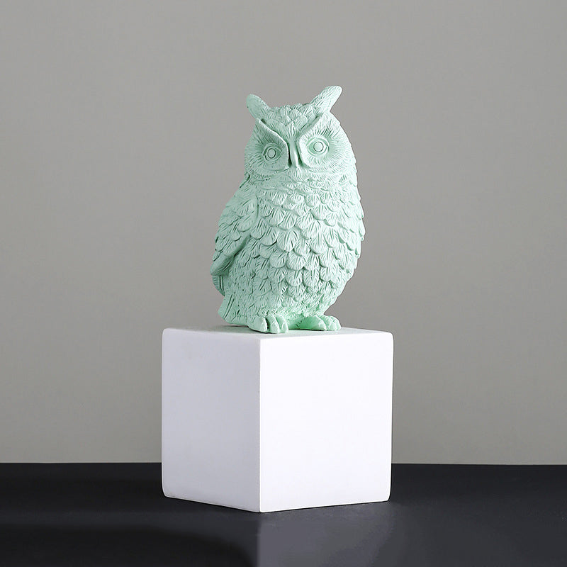 Owl Sculpture Table Ornament - HOUSYE