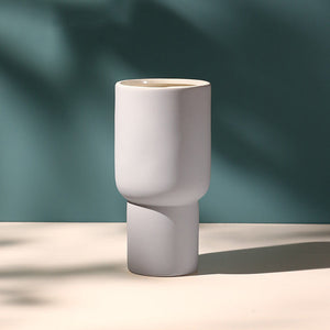 Grey Ceramic Vase - HOUSYE