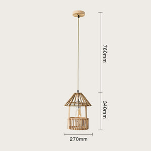 Creative Retro Bamboo Pendant - HOUSYE