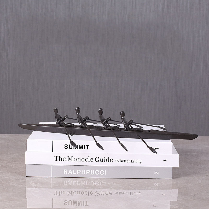 Creative Nordic Minimalist Metal Rowing Characters - HOUSYE