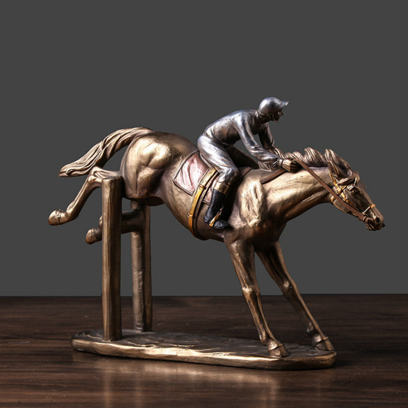 Horse Racing Resin Crafts - HOUSYE