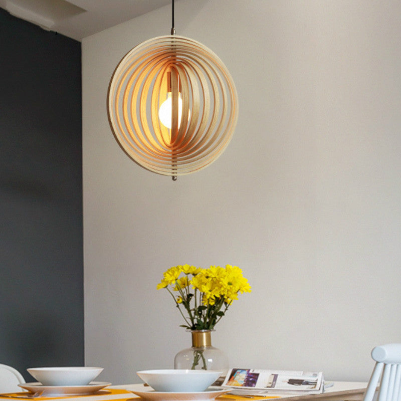 Modern Simple Wooden Pendant - HOUSYE