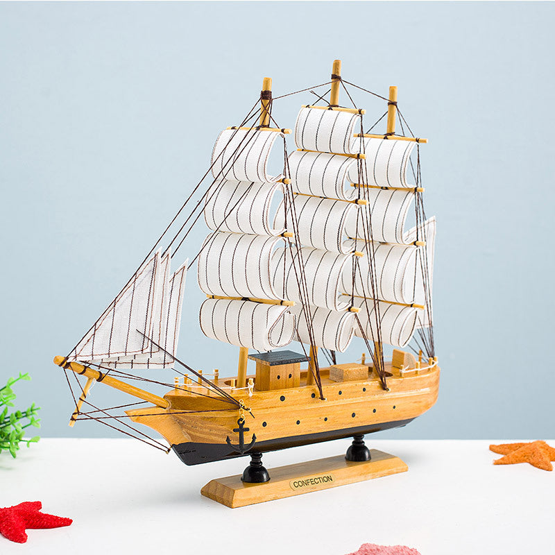 Wooden Sailboat Model - HOUSYE