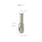 White Ceramic Table Art Vase - HOUSYE