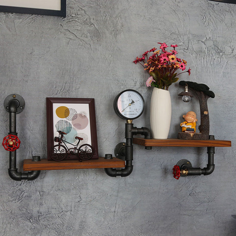 Wrought Iron Wall Shelf - HOUSYE