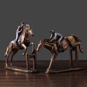 Horse Racing Resin Crafts - HOUSYE