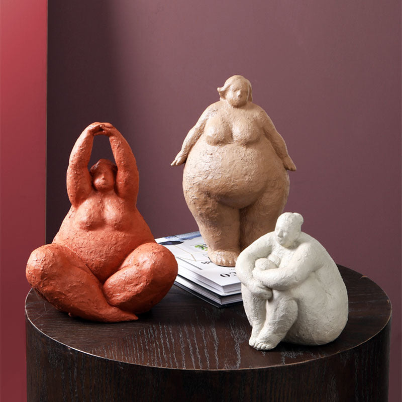 Nordic Abstract Fat Woman Resin Crafts - HOUSYE