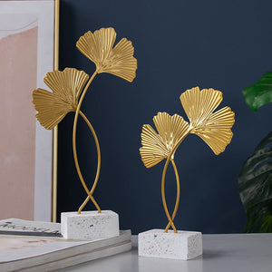 Wrought Iron Ginkgo Leaves - HOUSYE