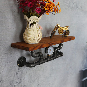 Solid Wood Wall Shelf - HOUSYE