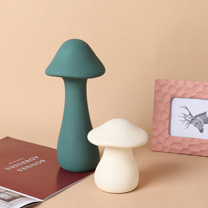 Morandi Ceramic Mushroom Ornaments - HOUSYE