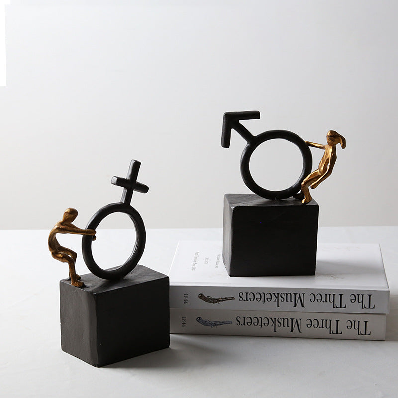 Light Luxury Fashion Men and Women Bookends - HOUSYE