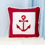 Cotton Iron Anchor Pillow