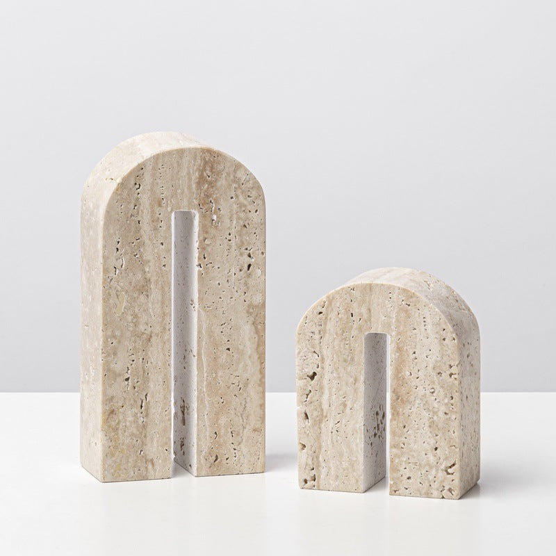 Geometric Marble Arch Ornament - HOUSYE