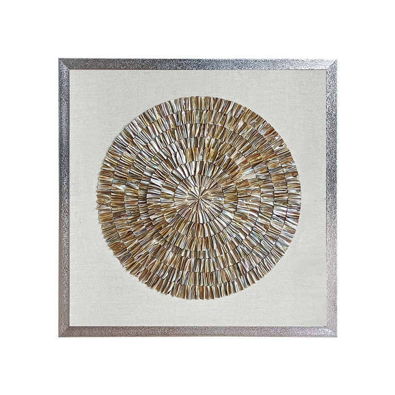 Handmade Natural Shells Wall Art