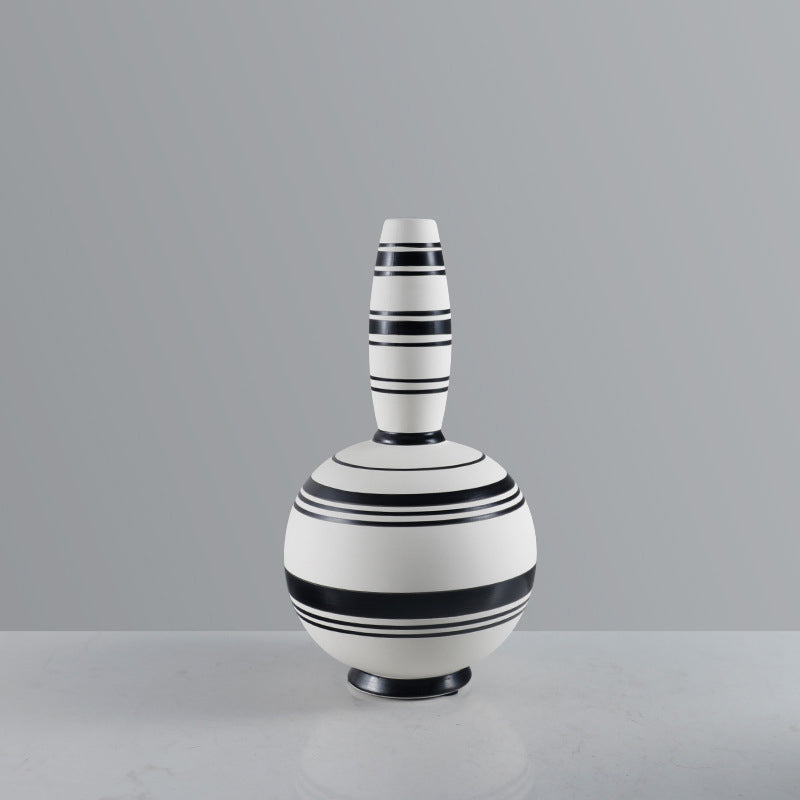 Monochrome Elegance Vase