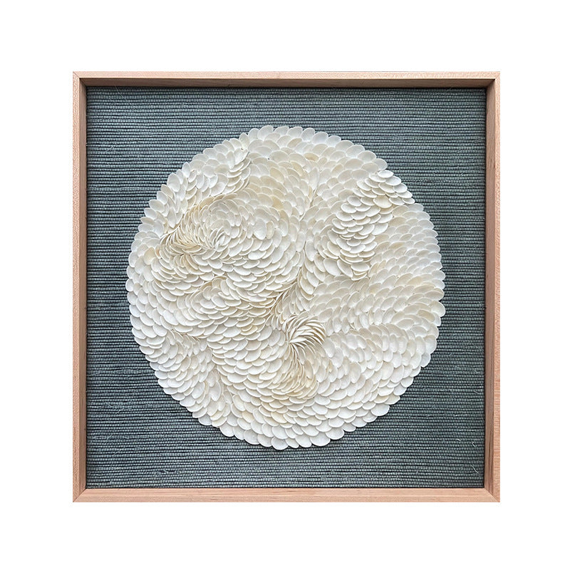 Natural Shell Circular Wall Art