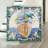 Silk Scarf Nautical Wall Art