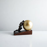 Sisyphus Figure Sculpture