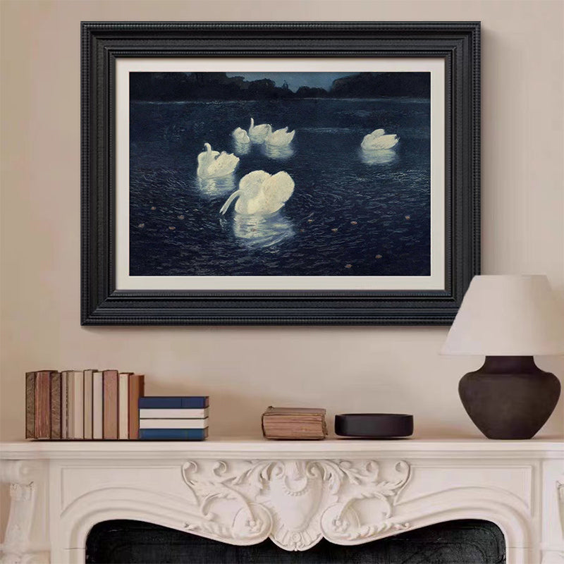 Swan Lake Oil Painting