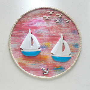 Circular Resin Marine Mural - HOUSYE