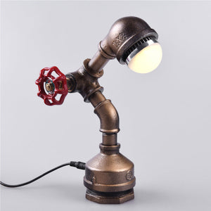 Water Pipe Table Lamp LED - HOUSYE