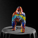 Creative Colorful Resin Gorilla Artware - HOUSYE