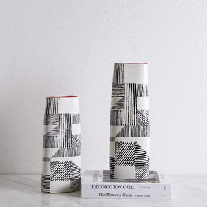 Nordic Minimalist Ceramic Creative Hand-painted Vase - HOUSYE