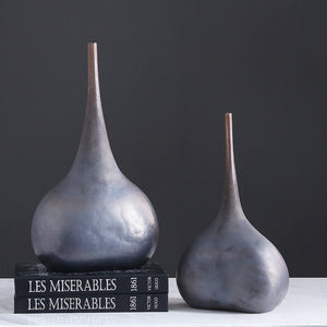 Modern Minimalist Handmade Glass Fine-pointed Vase - HOUSYE