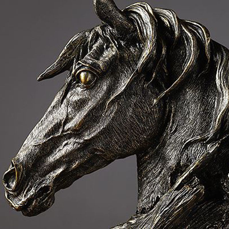 Contracted Resin Horse Sculpture - HOUSYE