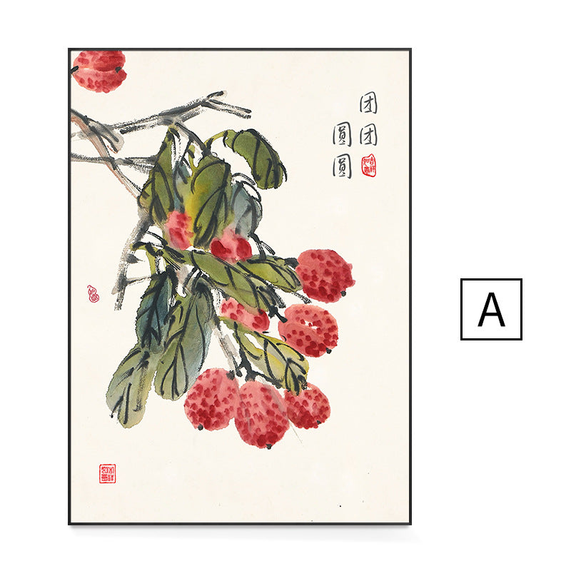 Chinese Fruit Wall Art - HOUSYE