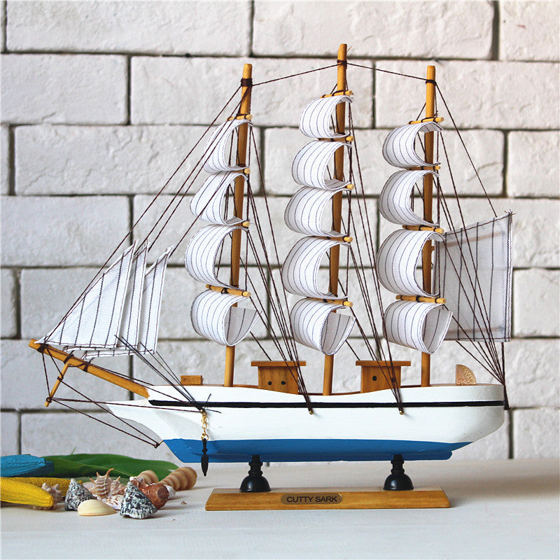 Wooden Sailboat Model - HOUSYE