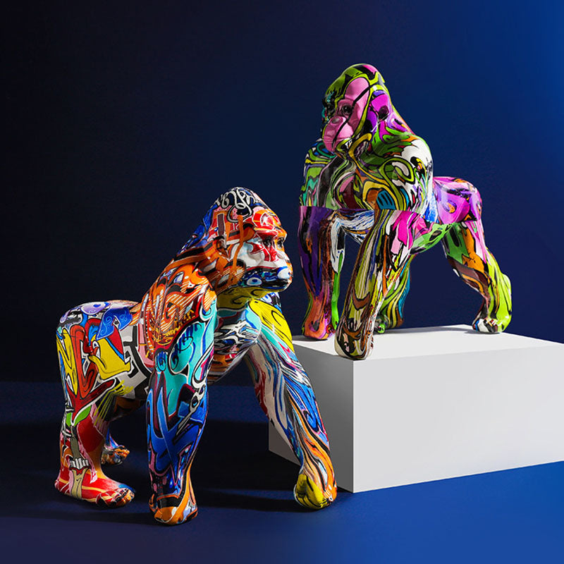 Creative Colorful Resin Gorilla Artware - HOUSYE