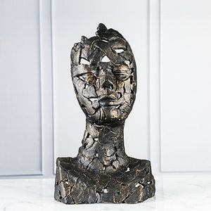 Modern Iron Head Carved Sculpture - HOUSYE