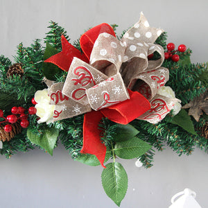 Horn Glowing Rattan Christmas Wreath - HOUSYE