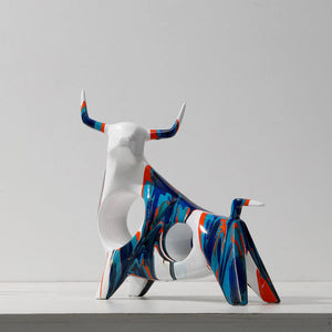 Nordic Light Luxury Art Colorful Cow Crafts - HOUSYE