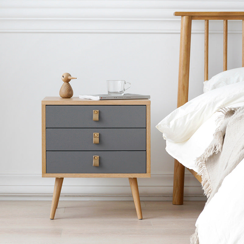 Modern Wooden Small Nightstand - HOUSYE