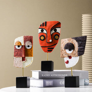 Resin Face Abstract Art Crafts - HOUSYE