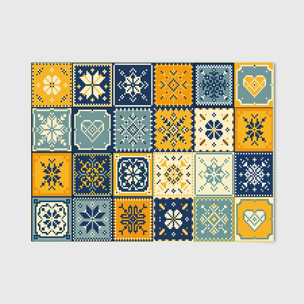 Mosaic Rectangular Rugs - HOUSYE