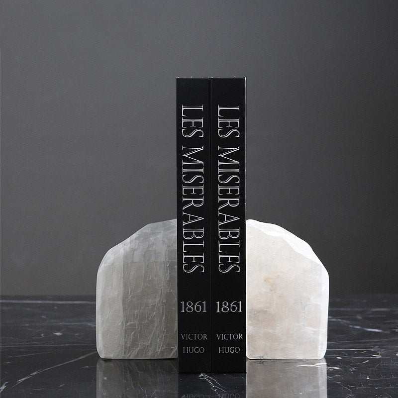 Simple Natural Cristobalite Book and Desk Decoration - HOUSYE